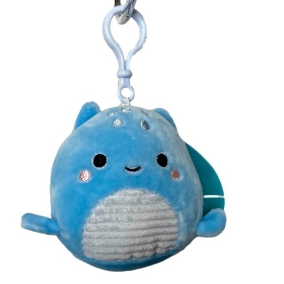 SQUISHMALLOWS - 3.5" Lune the Loch Ness Monster Plush Clip On - NWT - Picture 1 of 4